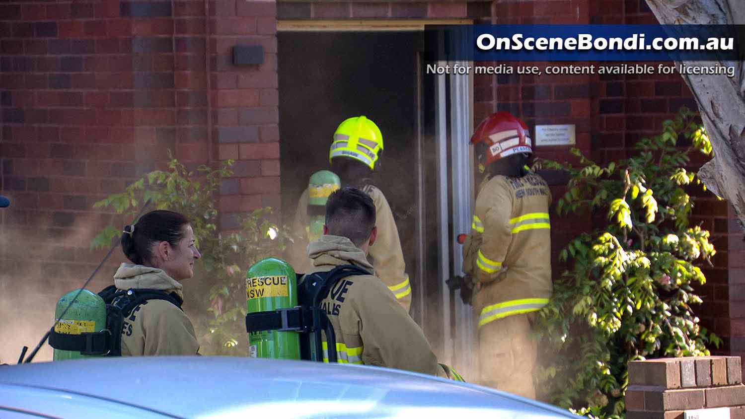 Fire fighters respond to unit blaze in Blair St Bondi