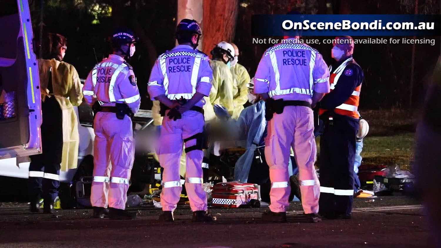 Man dies following car crash in Pagewood
