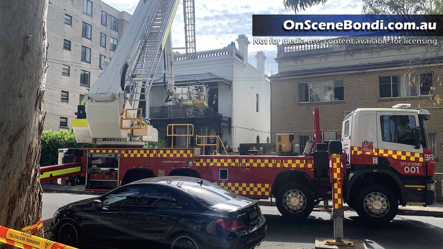 Fire crews respond to structural collapse in Bondi Junction