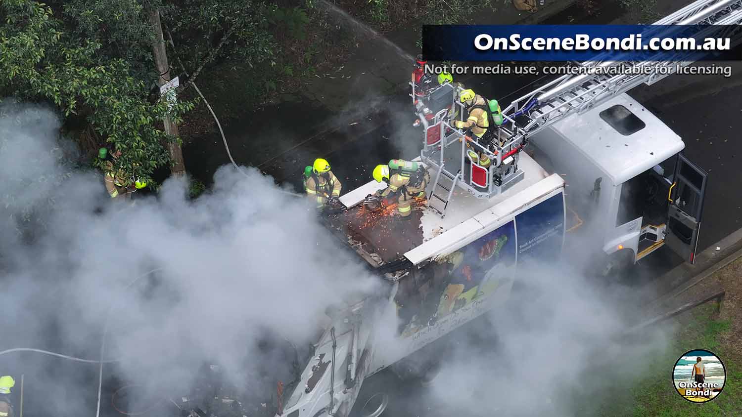 Lithium Ion Battery suspected cause of Rubbish Truck fire in Woollahra 
