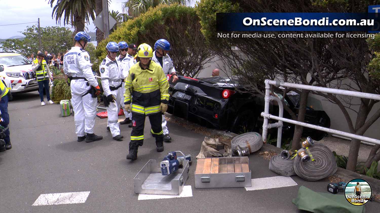 Ferrari crashes into home in Watson's Bay